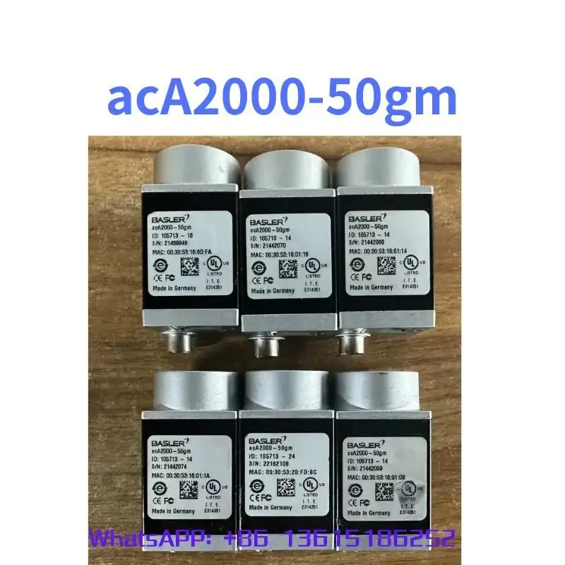 

acA2000-50gm Used industrial camera test function OK