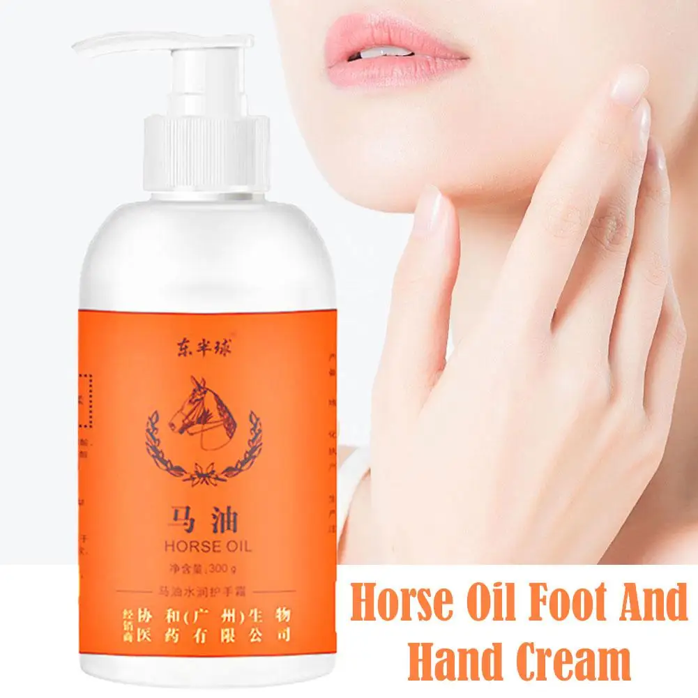 Pferde öl Füße Hand geknackt Creme Hautpflege Reparatur Riss tote Hand glatte Kallus creme Pflege Entfernung Fußhaut 300ml Anti sk f3t0