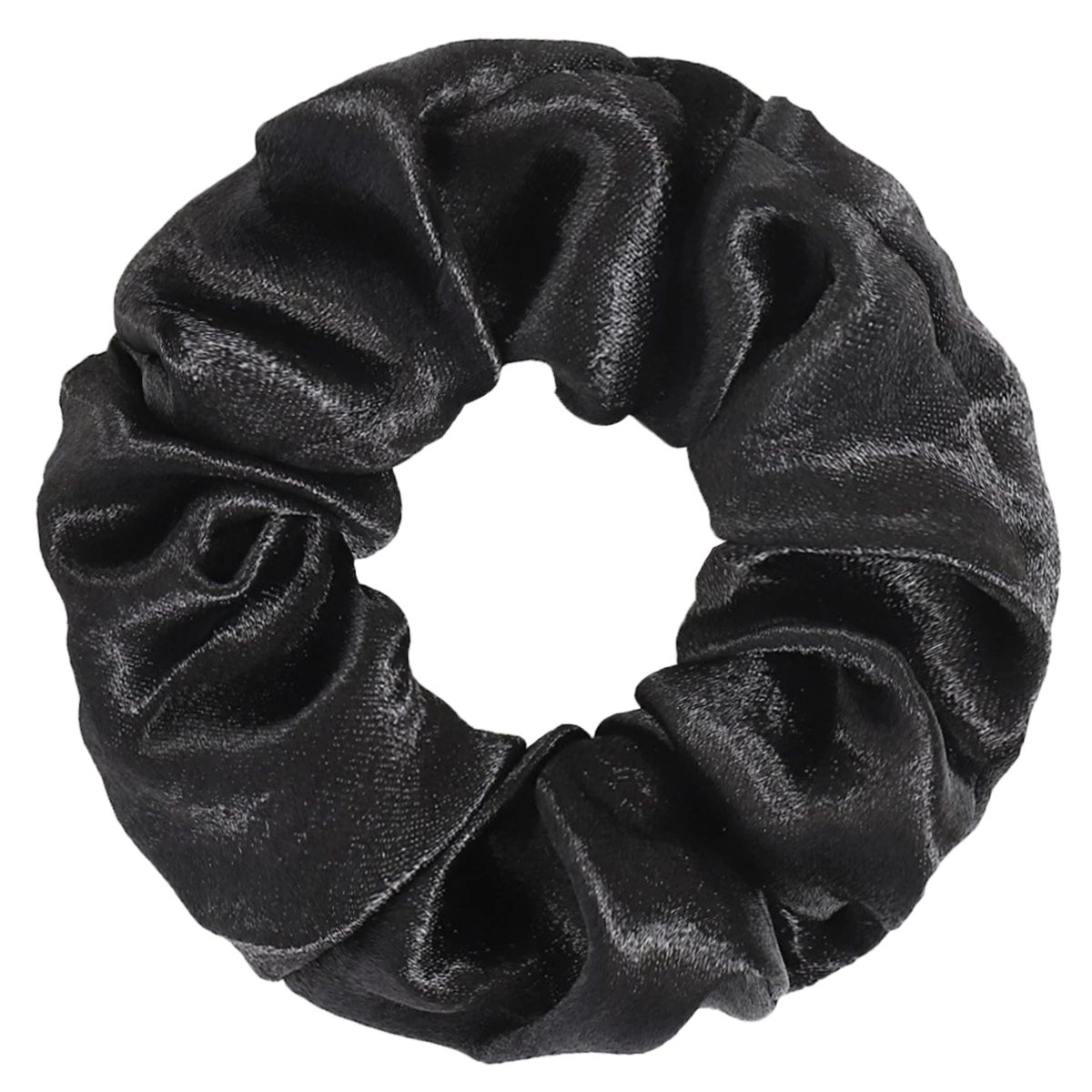 5pcs/set Satin Large Scrunchie Solid Color Wide Edge Band Fashion Hair Tie Elastic Ponytail Accessories Headwear