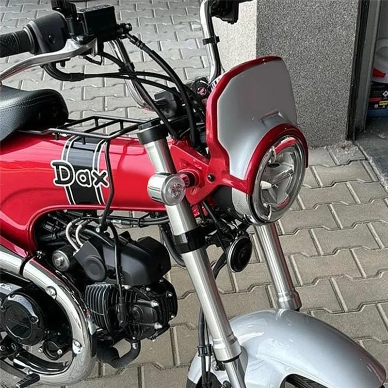 

NEW-Windshield Instrument Cap For Motorcycle Decorative Cover For DAX125 ST125 2022-2024 Black