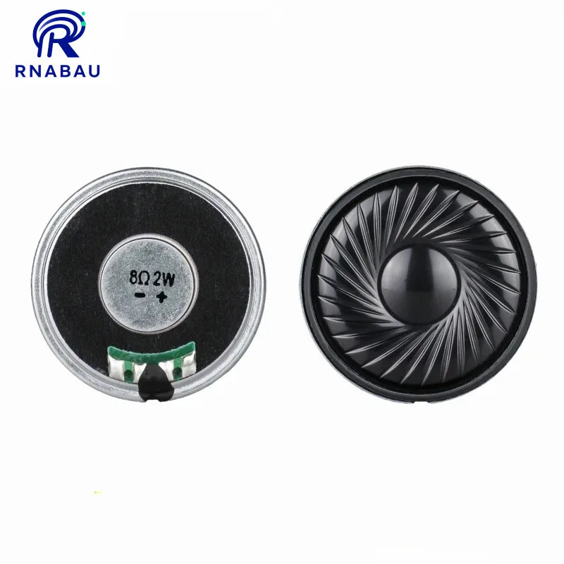 Altavoz Pequeño Ultrafino de 40 mm, 8 Ohmios, 2 Vatios, Sintonizador Magnético Wane, Proporciona una Calidad de Sonido Ultra Nítida y Completa