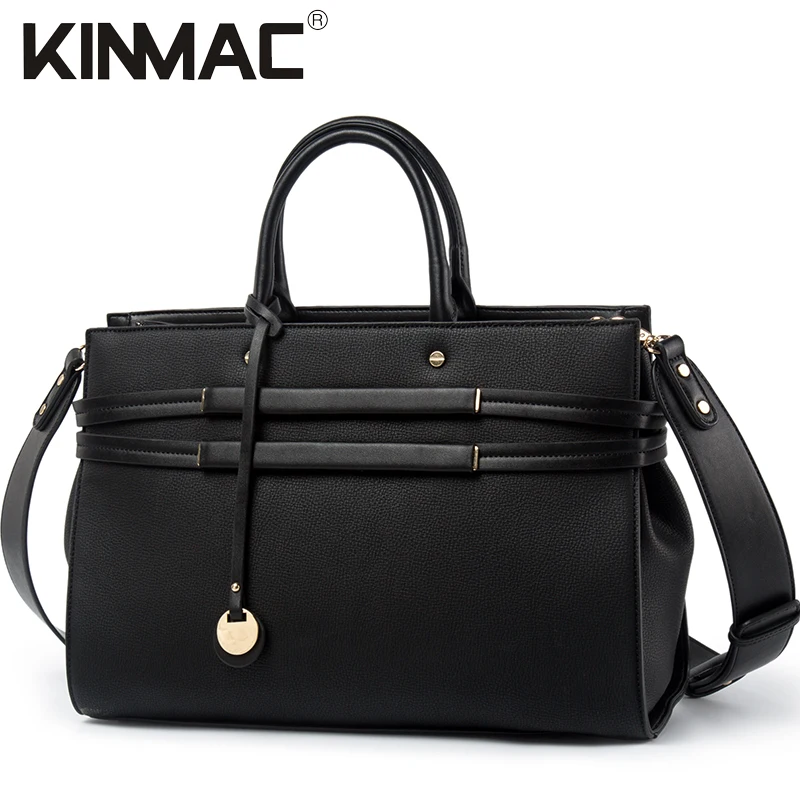 Kinmac Lady Bag PU Leather Briefcases Handbag Messenger Laptop Bag13 Inch Notebook,Women Case For MacBook Air Pro 13.3