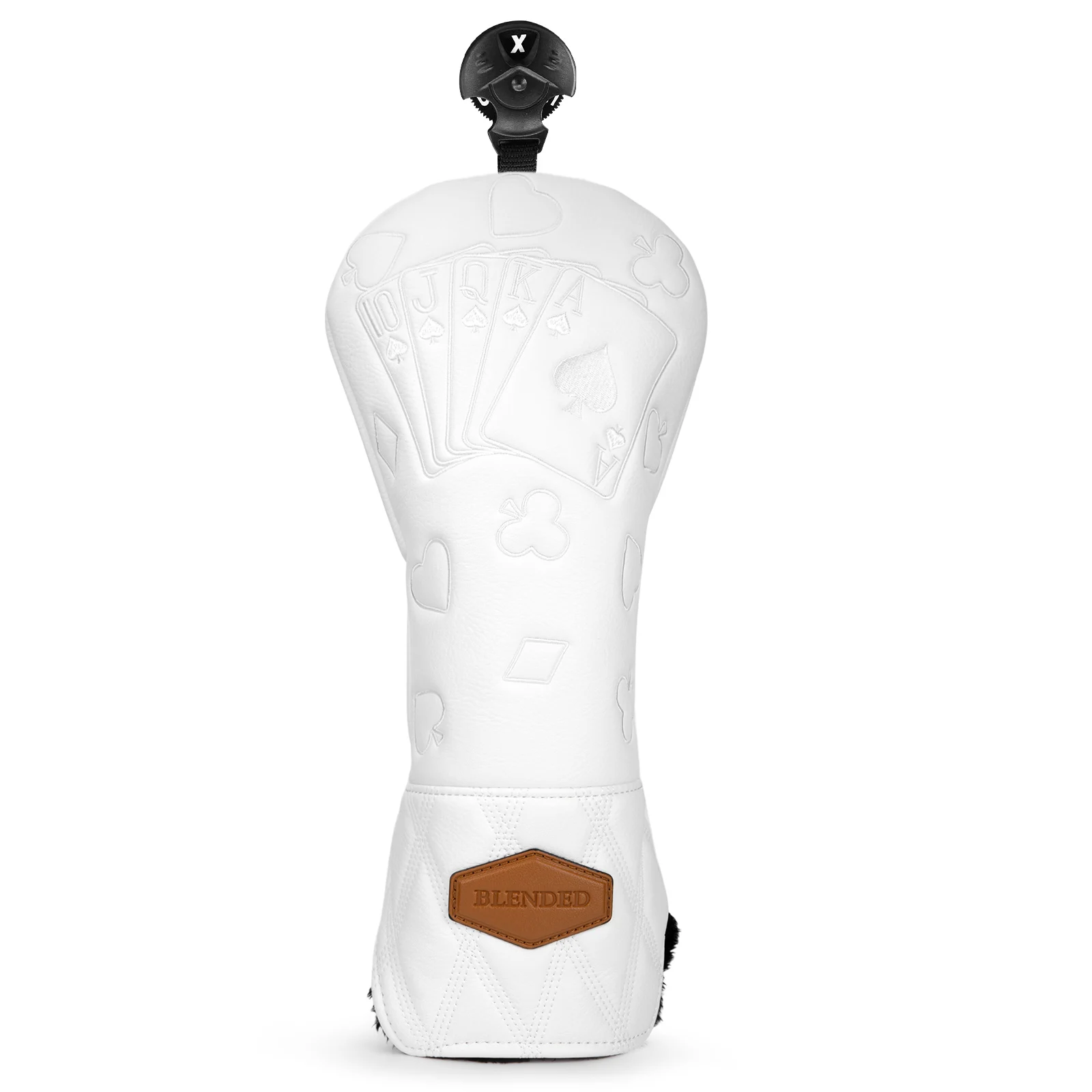 Golf Club Covers Poker White P - Golf Equipment Storage review and price