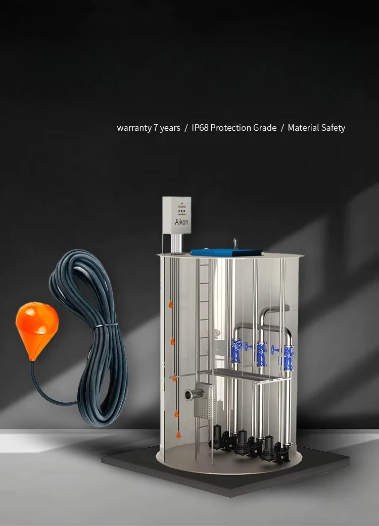 Pump Control IP68 250VDC Liquid Level Sensor, Waterproof 5m Cable Float Switch