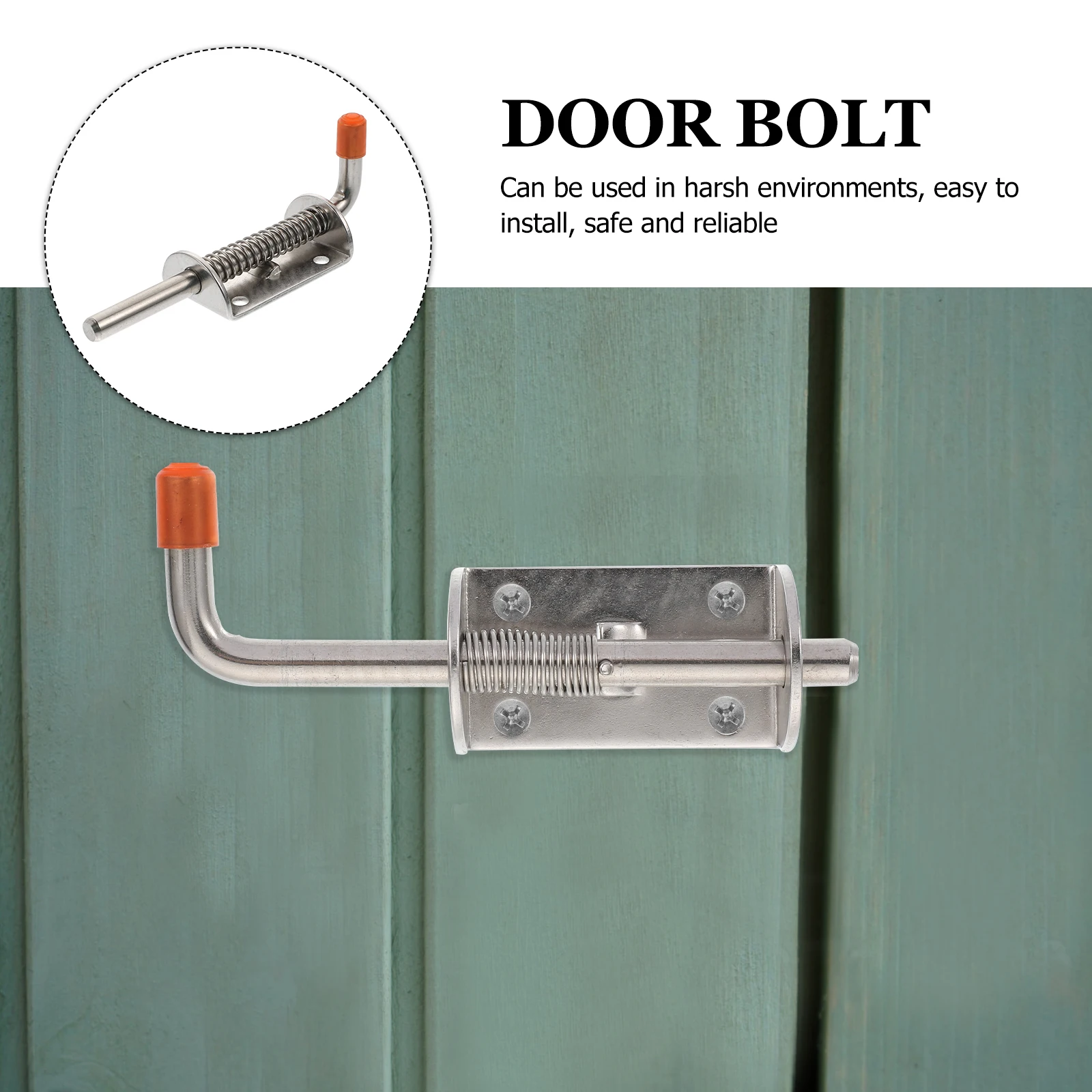 

Heavy Duty Stainless Steel Gate Lock Bolt Door Accessory Security Latch Anti Theft Fence Child Safety Hardware Pin