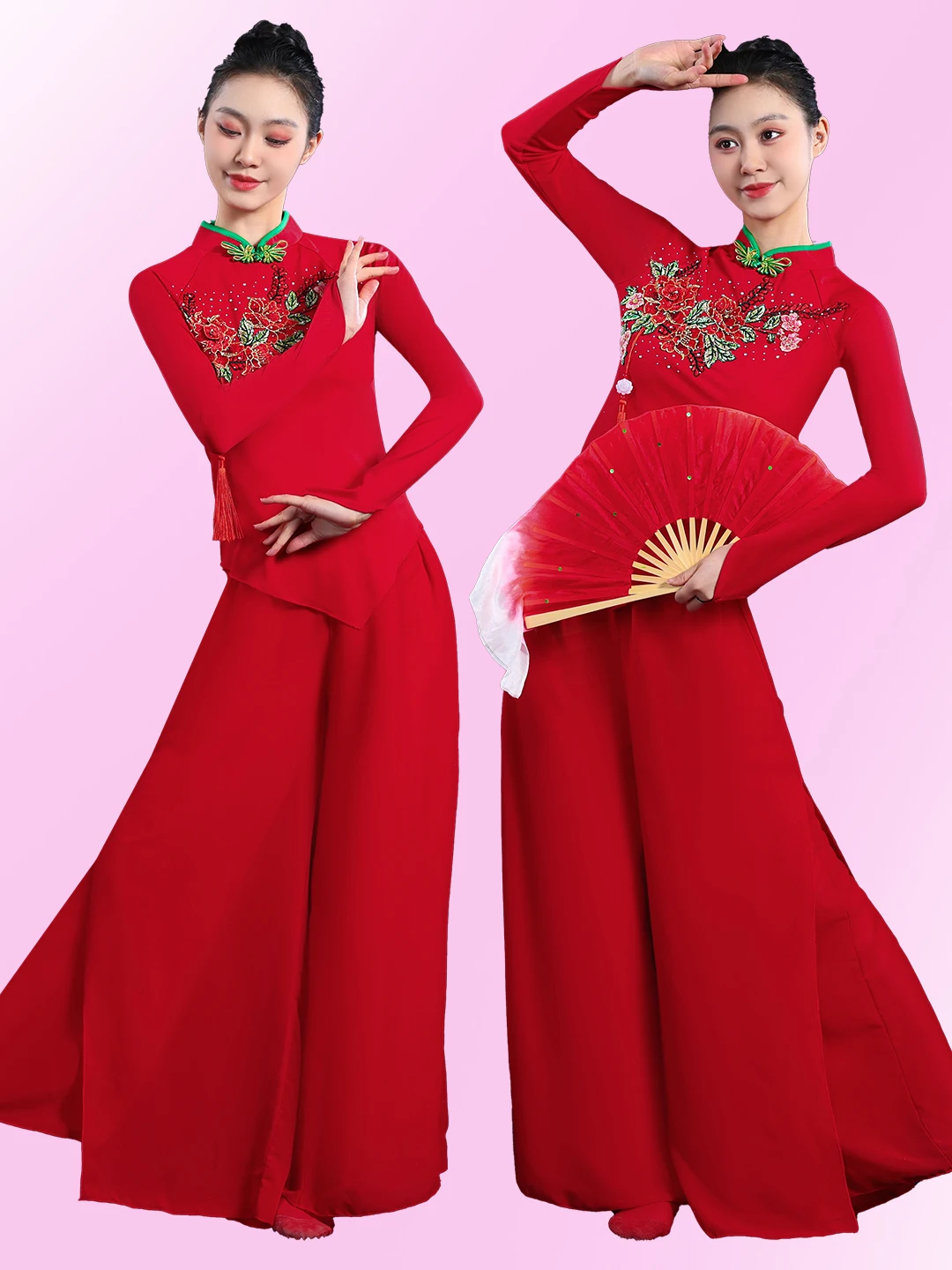 square-dance-ensemble-new-model-spring-fan-dance-middle-aged-and-elderly-set-dance-costume-chiffon-classical-dance-suit