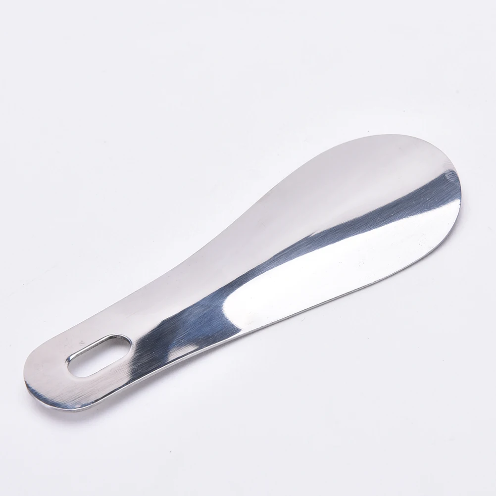 1PCS 10cm Spoon Shoehorn Professional Shoehorn Stainless Steel Metal Shoe Horn Shoes Lifter Tool