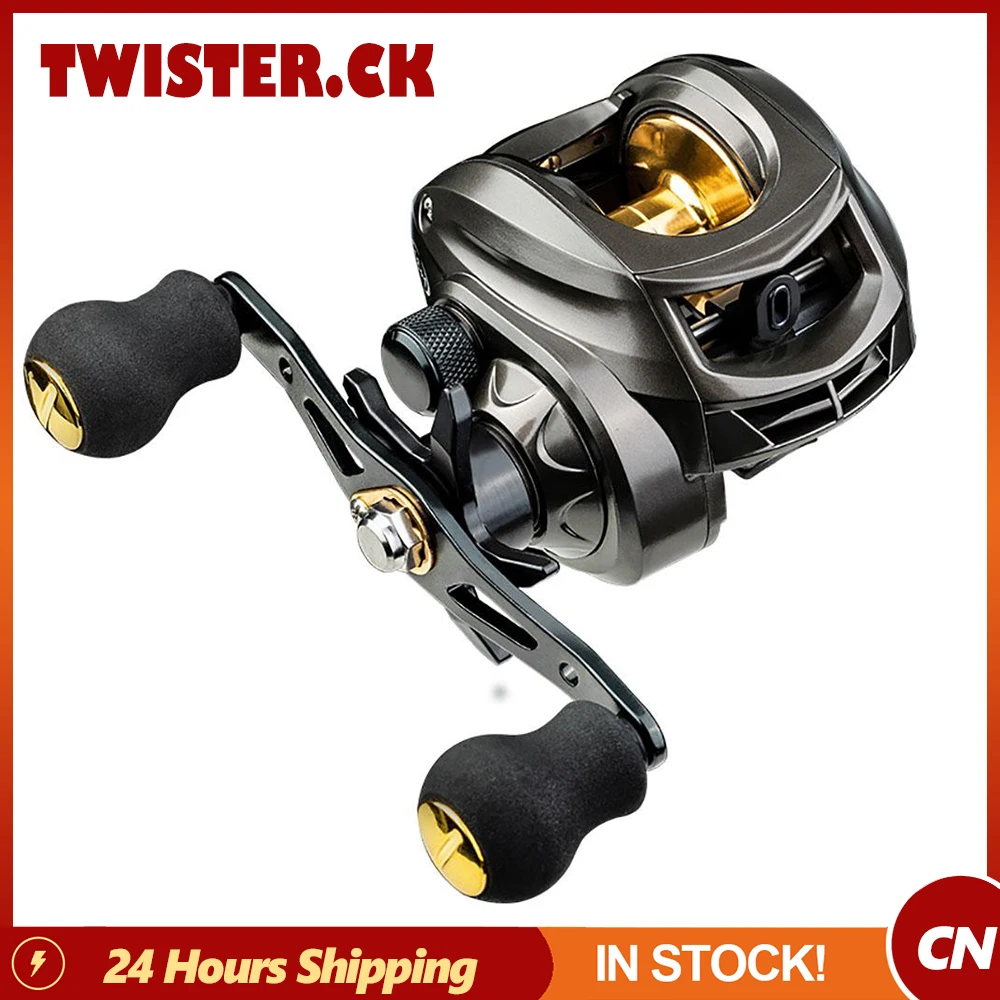 

Baitcasting Fishing Reel 8KG Max Drag 12+1 BB Bearing 7.2:1 High Speed Reel Low-profile Fishing Reel For Fishing Beginner