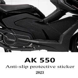 For Kymco Ak550 Premium Ak 550 2023 Tank Pad Armor Sticker Foot Pedal Thickened Rubber Protective Sticker