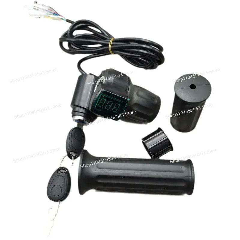 Scarlet Letter Digital Display Voltage Throttle0-99V General Electric Vehicle, Half-Section Movable Door Lock and Digital Handle