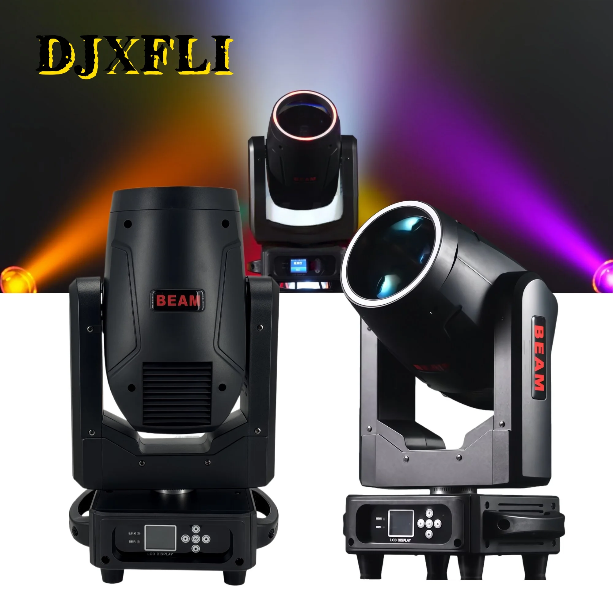 NEW 295W BEAM 14R Moving Head DMX512 Stage Lights DMX Controlled Sound Activated Play DJ Light For Wedding Party Music Concert