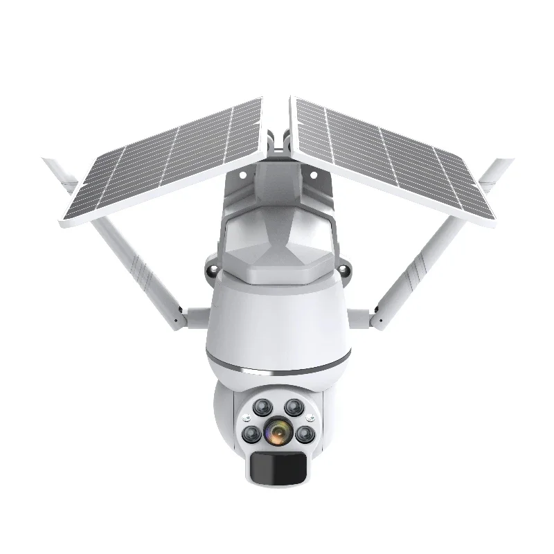 4G solar camera 4k outdoor security CCTV system solar pole camera