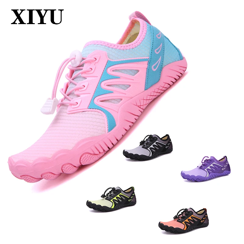 

XIYU Summer Refreshing River Shoes Water Sports Beach Swimming Barefoot Diving Drainage Outdoor Surfing Sports Wading Shoes