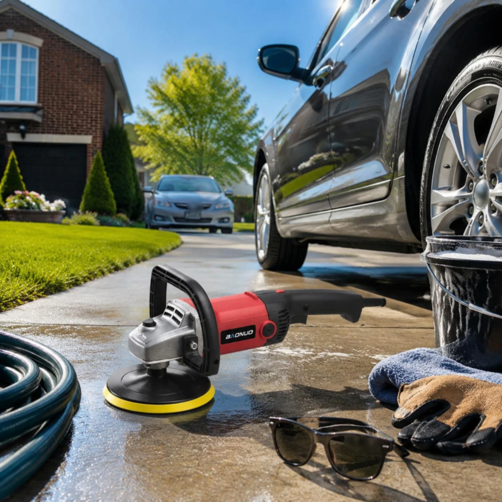 Car Polisher Polisher Multi Purpose Car Polisher Electric Polisher Variable Speed Floor Polishing Machine Lightweight