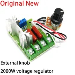 AC 220V 2000W SCR Voltage Regulator Dimming Dimmers Motor Speed Controller Thermostat Electronic Voltage Regulator Module Javino