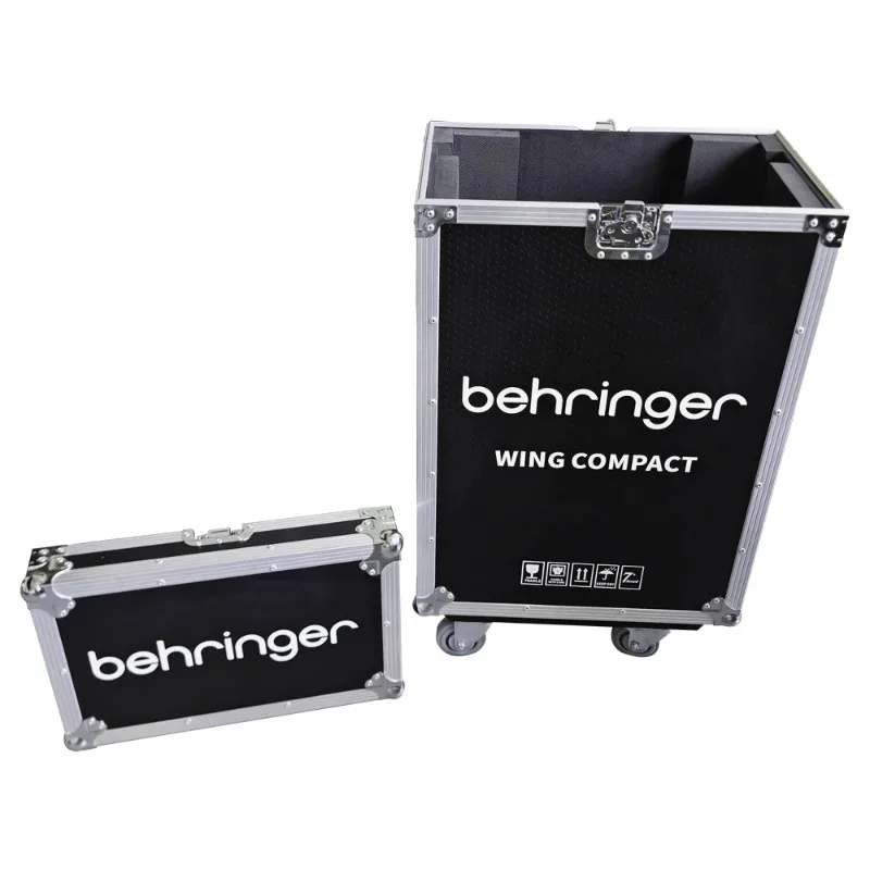 เคสใส่เครื่องเสียงแบบมีล้อสำหรับระบบเสียงดิจิตอลมิกเซอร์ Behringer Wing-Compact รุ่นปรับแต่งพิเศษ