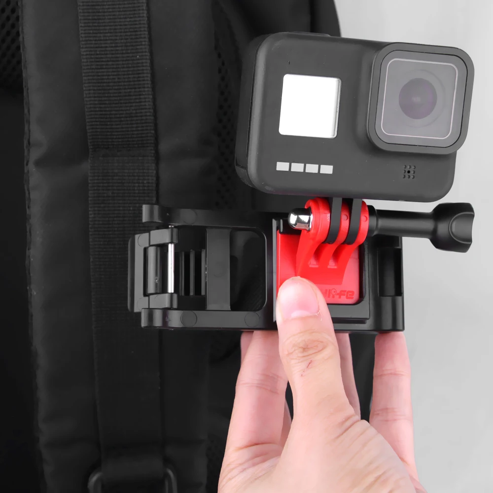 Hot Sales Plastic Sunnylife Action4/GoPro/360 GO 3S Action Camera Backpack Clip With Adjustable Mounting Seat Parts