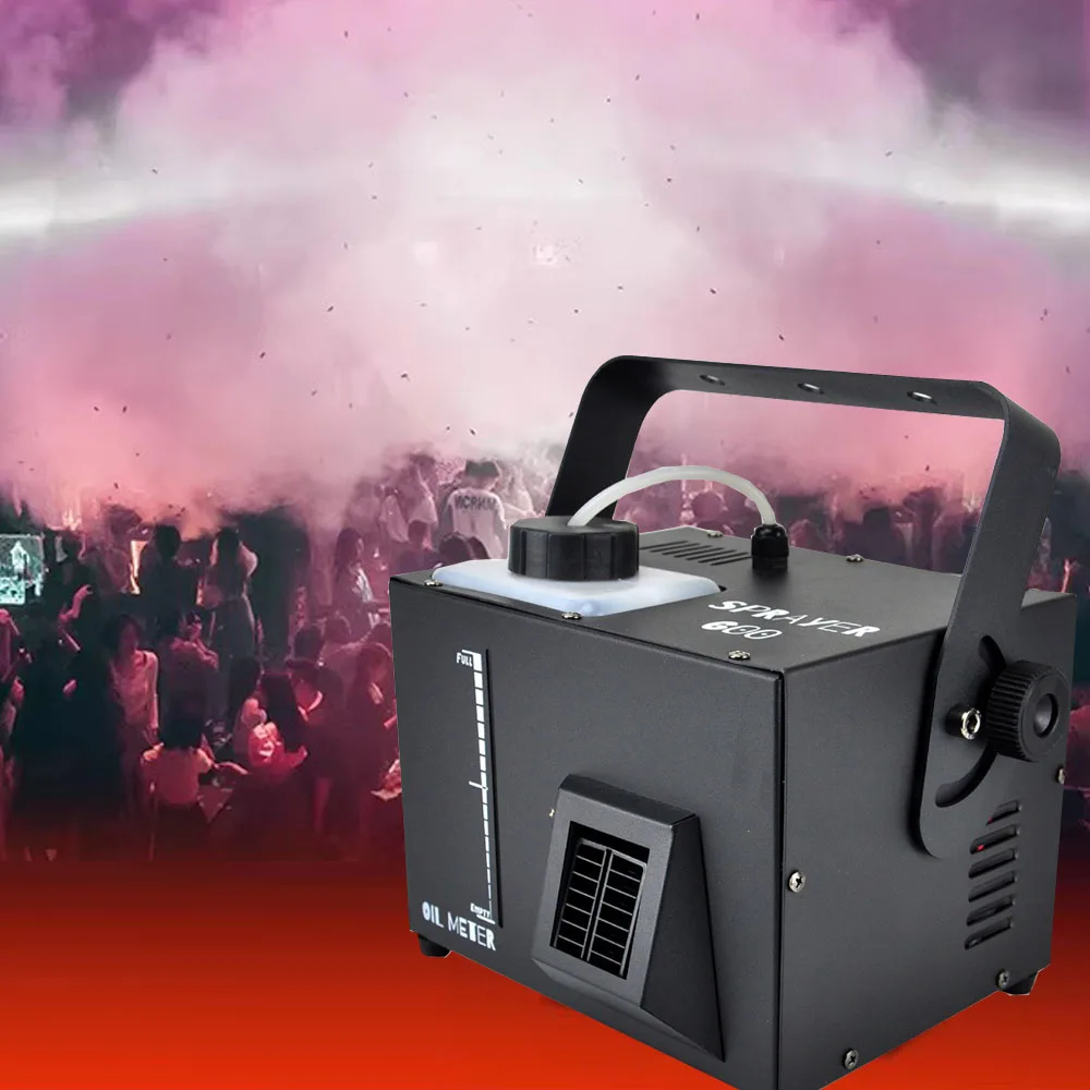 

700W Fog Smoke Machine with Remote Control DMX Function Stage Fog Smoke Ejector for Wedding Party DJ Disco Halloween