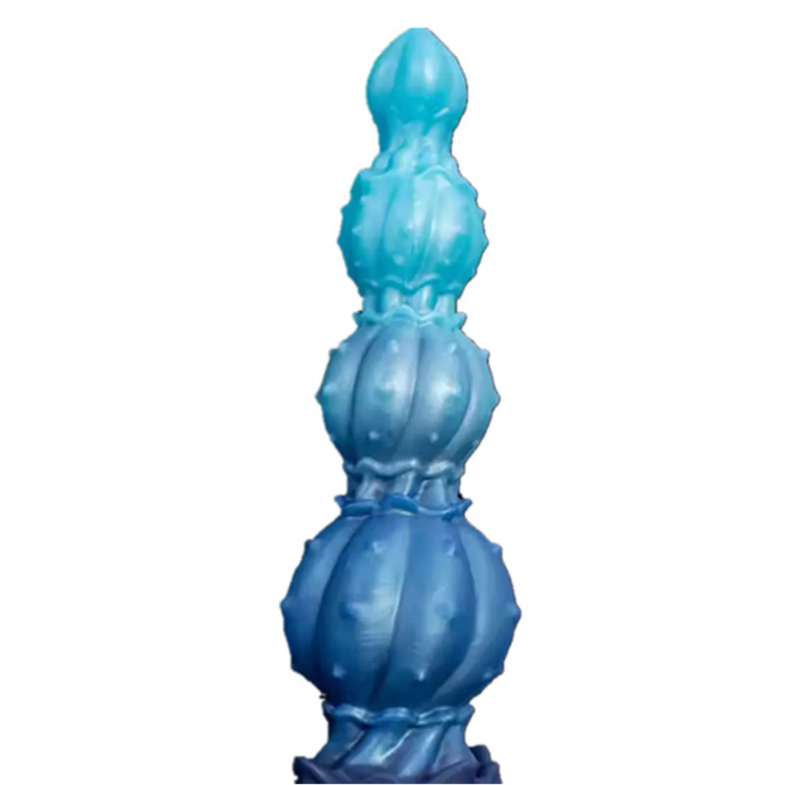 Nuevo consolador realista de huevo de calabaza monstruo fantasía consolador de 3 nudos silicona suave manos libres consolador de punto G ventosa grande juguete sexual Anal 18