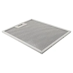 Silver Cooker Hood Filters Metal Mesh Extractor Vent Filter 340x270x9mm 5 Layers Of Aluminized Grease Filtration