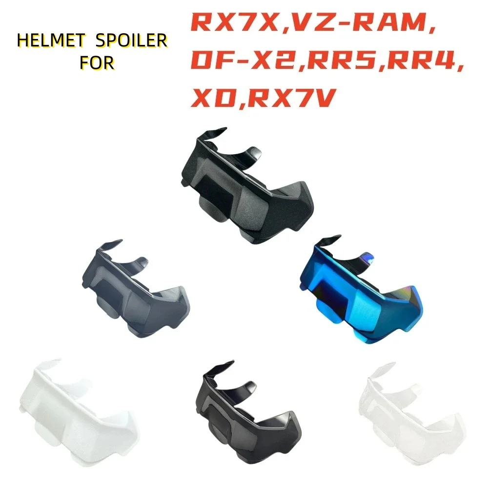 Visor for Arai RX7X RX-7X VZ-Ram RX7V RX7 Racing Motorcycle Helmet Rear Trim Spoiler Moto Spoiler Accessory for DF-X2
