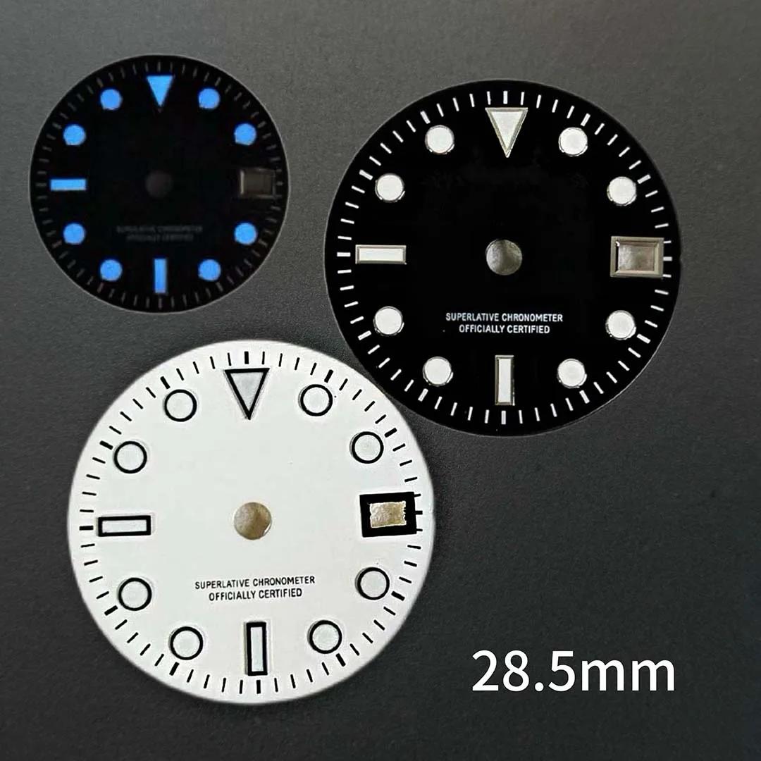 28.5mm NH34 S dial | Exclusive to Explorer II with S mark + BGw9 Blue Night Light compatibility for men's watch