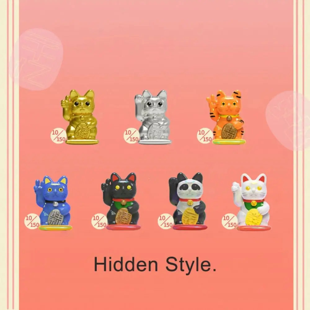 

Cute Cartoon Lucky Cat Blind Box Special Gesture Wishing Blind Box Toys Gifts Collection Animals Toy Desktop Decoration