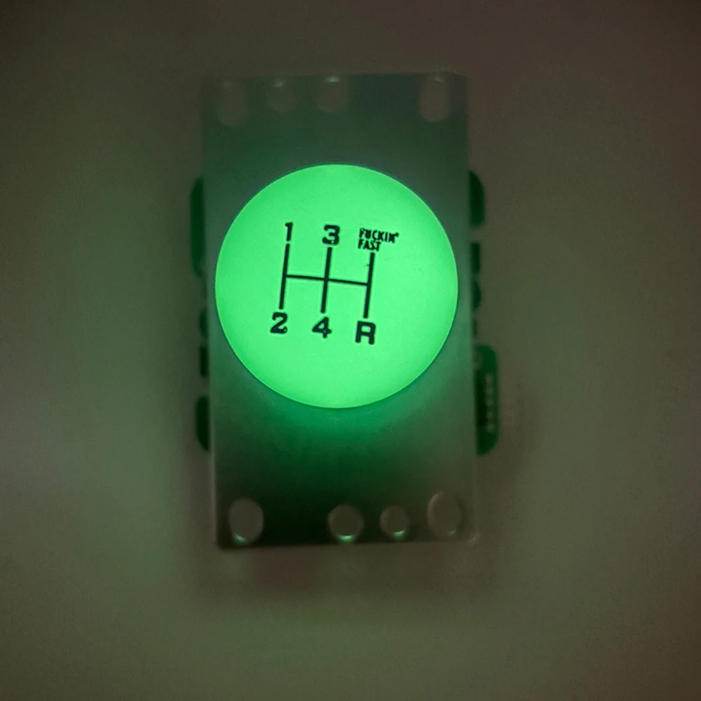 

Sinoarcade Fluorescence GEAR SHIFT Topball Top ball Battop Handle Replacement for Sanwa Joystick Seimitsu Pro Edition Joystick