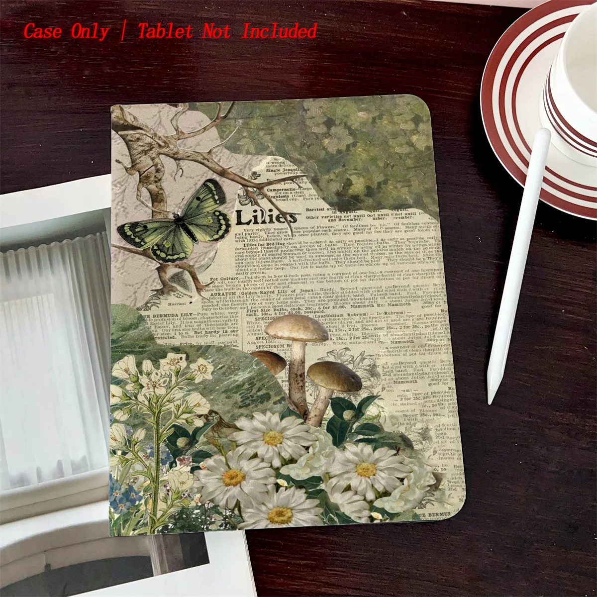 

Multi-Print iPad Case - Book Style with Pen Slot, Auto Sleep/Wake, Simple Fresh Design, 5 Styles to Choose From