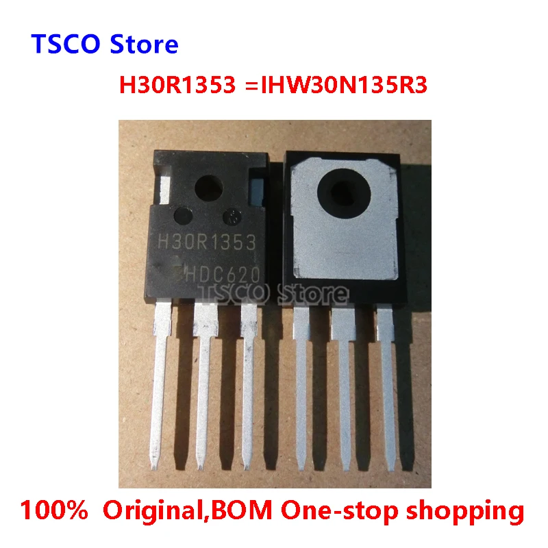 

(10piece/LOT) H30R1353 IHW30N135R3 30A 1350V IGBT New Origiail