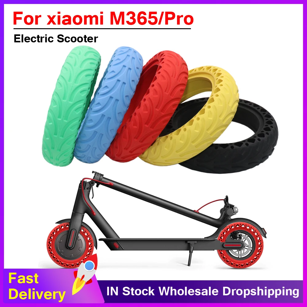 Electric Scooter Honeycomb Shock Absorber Damping Soild Tyre For Xiaomi M365 Pro2 1s Mi 3 PRO Durable Rubber Solid Tires