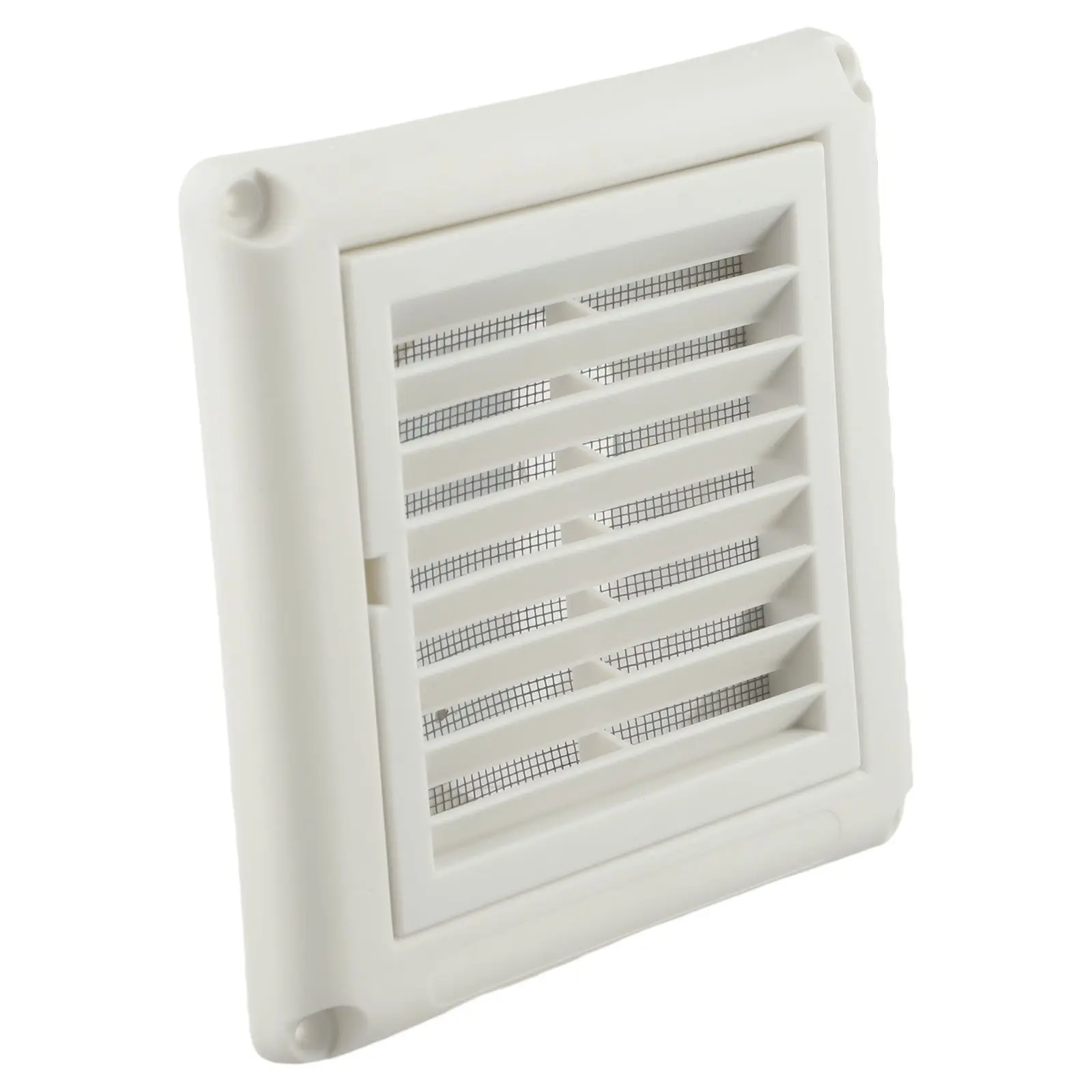 Cubierta de ventilación de 4 pulgadas, rejilla de aire de plástico ABS, fácil instalación, diseño con rejilla, ventilación óptima para sistemas HVAC