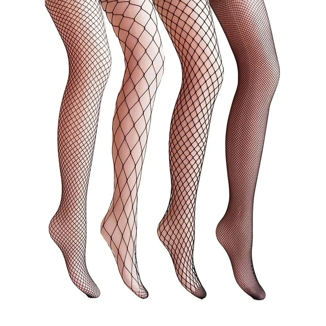 

Fashion European Style Women Fishnet Tights Elastic Hollow Mesh Fish Net Stocking Sexy Slimming Pantyhose for Daily Matching
