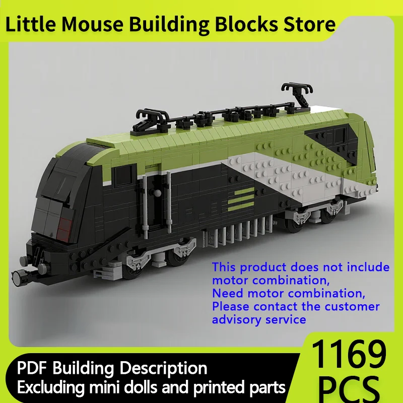 

City Car Model MOC Building Bricks Train Locomotive City Airport Train Modular Technology Gifts Holiday Assemble Children Toys