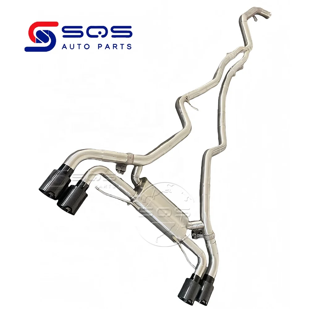 SQS High-Quality Factory Customization Performance Car Valvetronic Exhaust System for BMW G20 M340i M340 Car