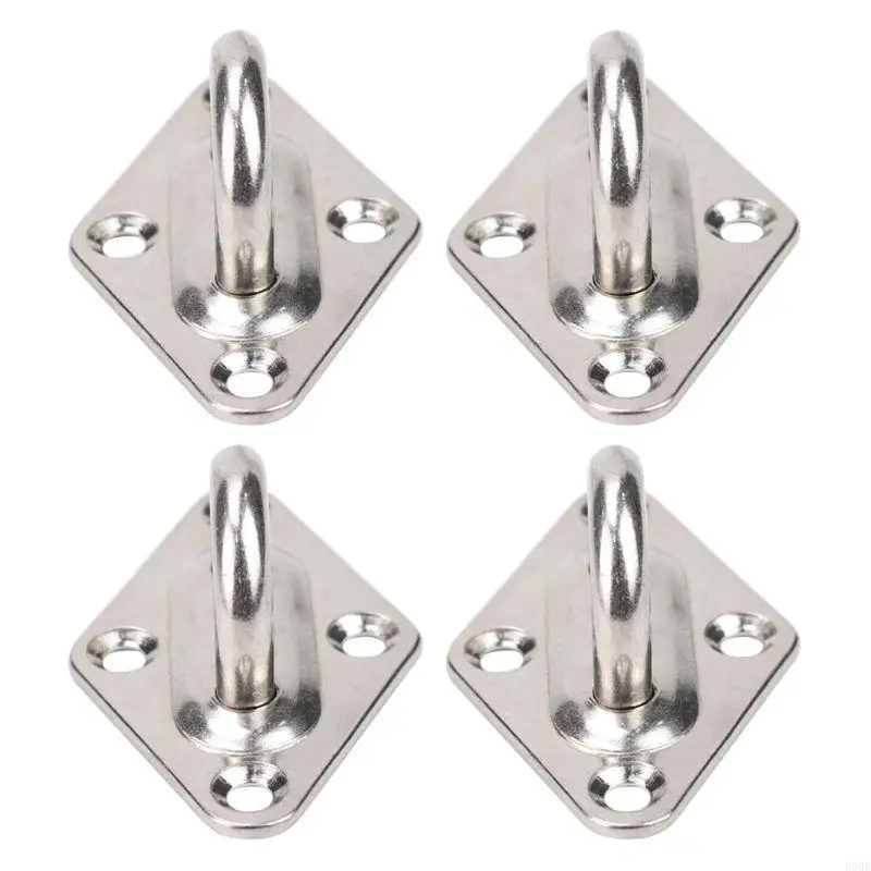 090E Ceiling Hook Anchors Wall Mount Pad Eye Plate Top Hanging for Boat Plant Basket