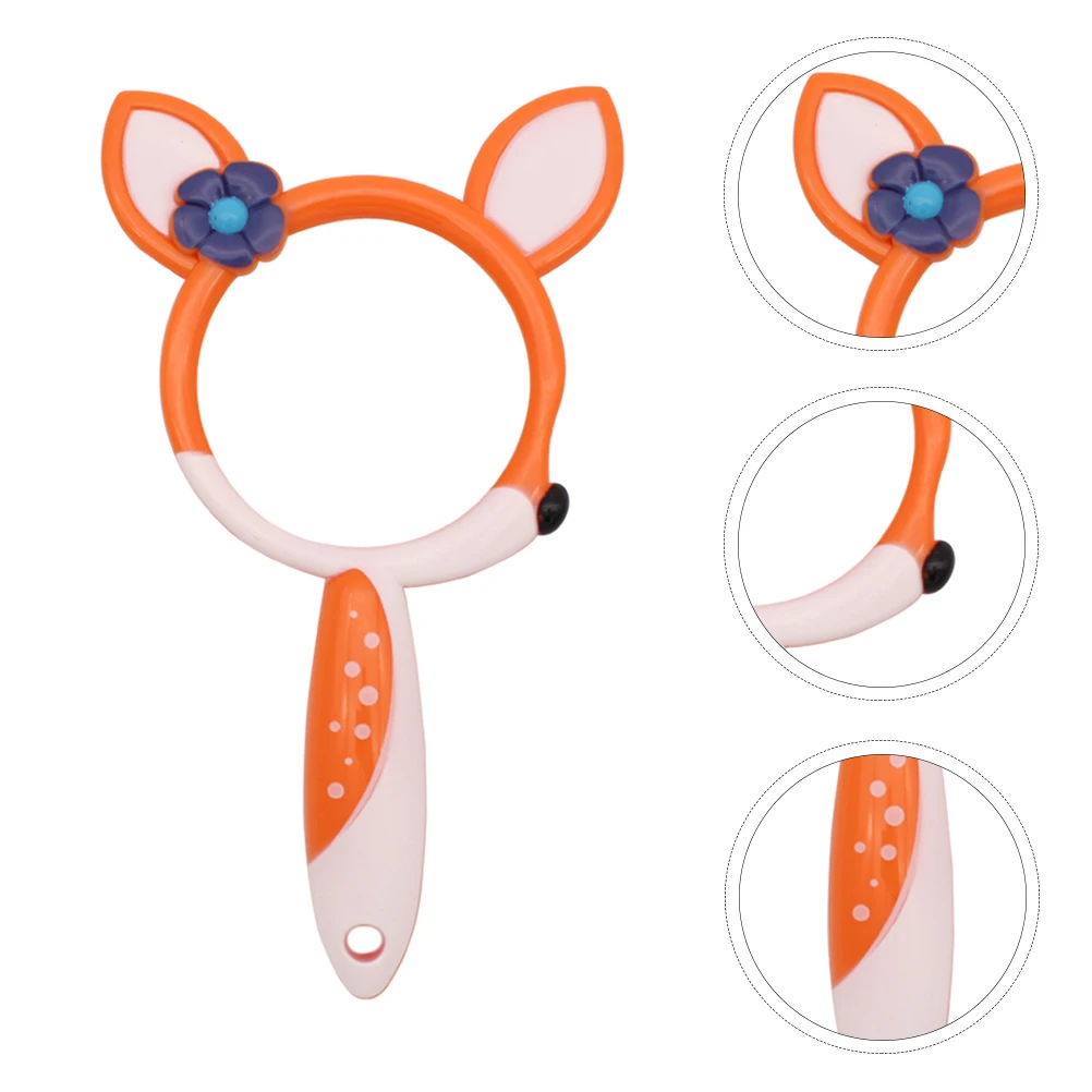 

Portable Deer Shaped ABS Plastic Acrylic Lens Magnifying Glass for s Handheld Mini Magnifier Durable Practical Learning