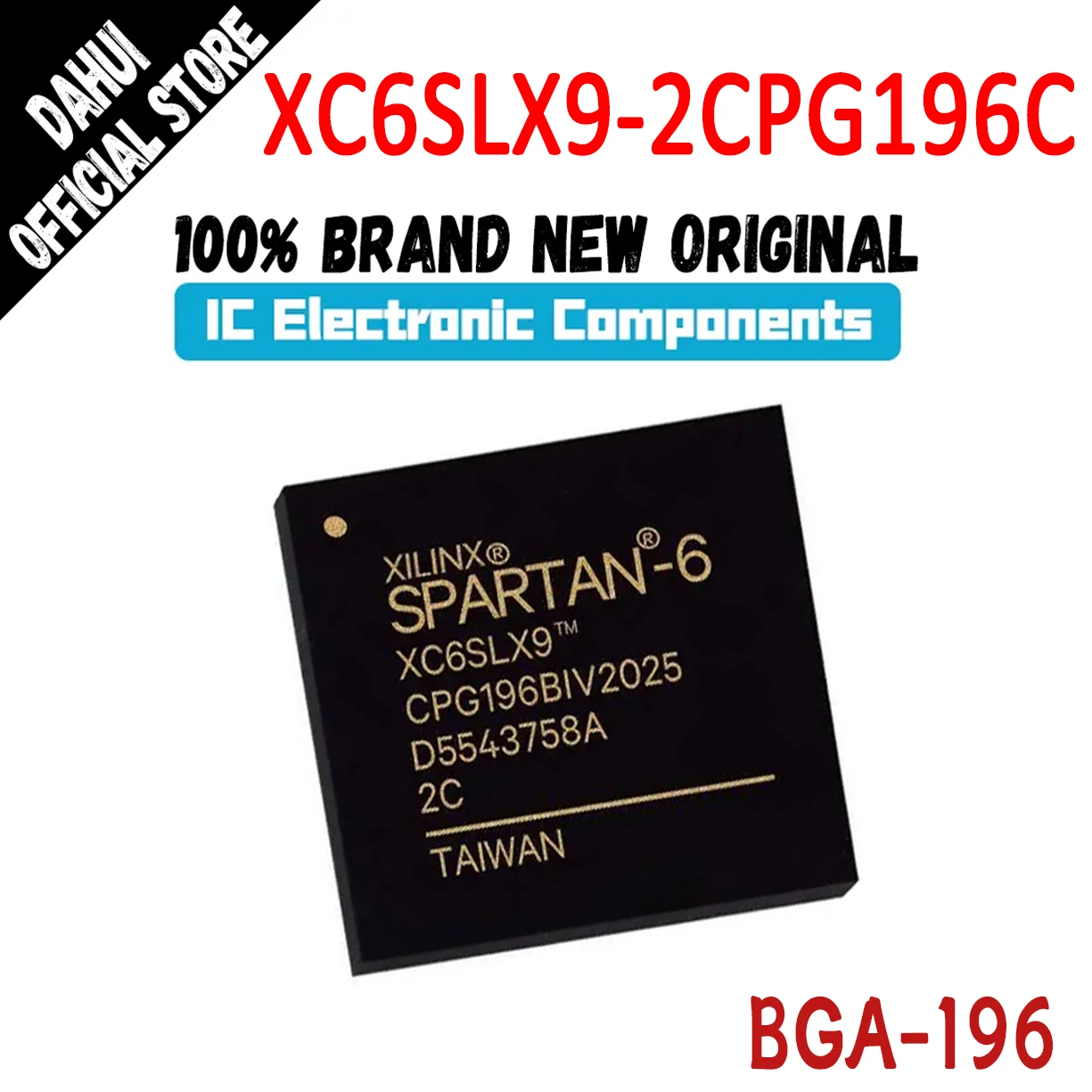 XC6SLX9-2CPG196C XC6SLX9-2CPG196 XC6SLX9-2CPG XC6SLX9-2 XC6SLX9 XC6SLX XC6 IC Chip CPLD FPGA BGA-196