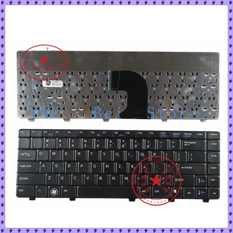 Teclado de laptop americano para Dell Vostro 3300 3400 v3300 v3400 3500 V3500 P10G