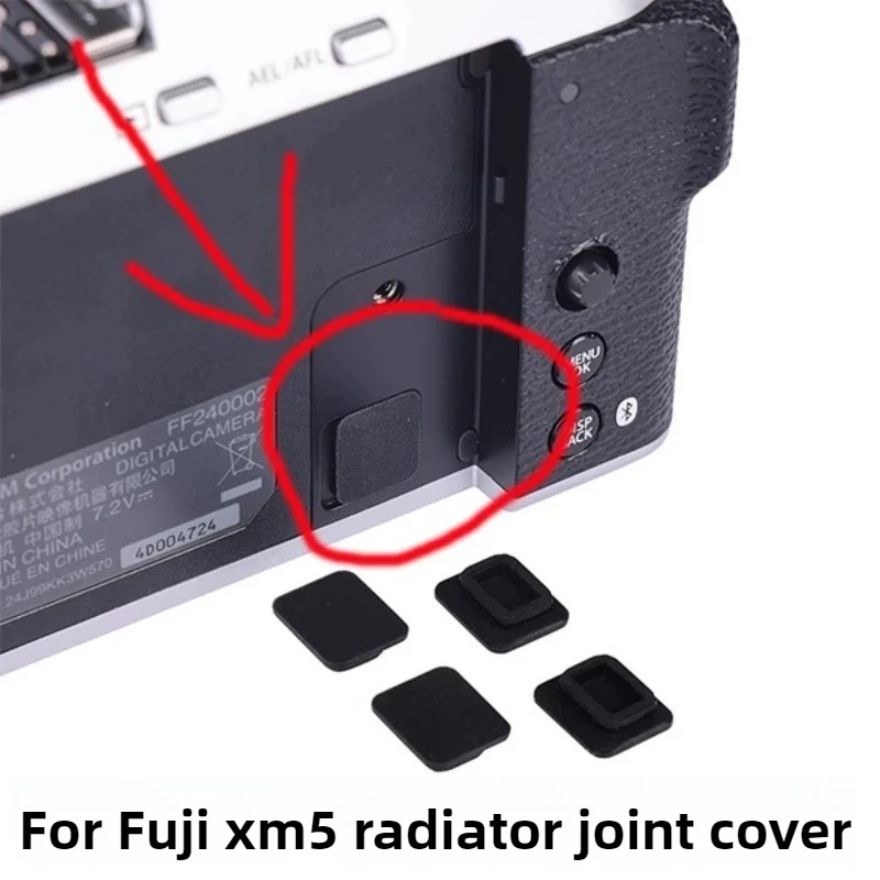 3PCS For Fujifilm XM5 Plug Radiator Connector Cover Plug Stopper Cover Camera XM5 Silicone Soft Cover