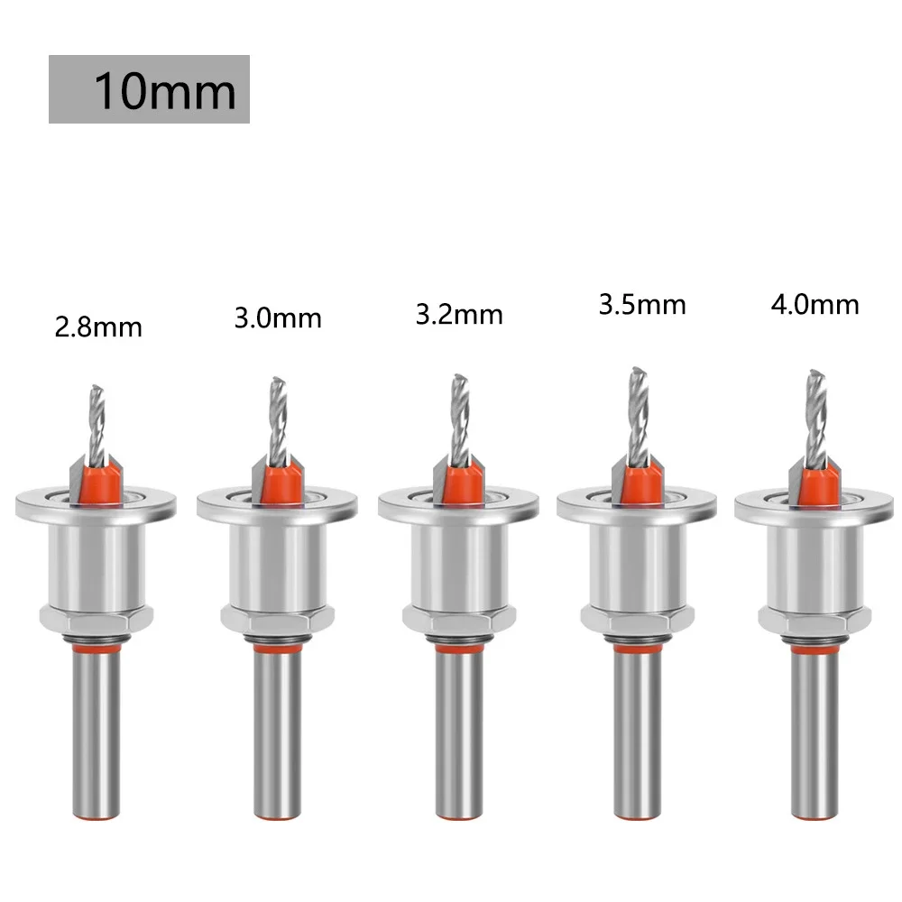 8mm golonka HSS Router do obróbki drewna frezarka frezarka frezarka śruba remonia wiertła koronowe do wiercenia w drewnie