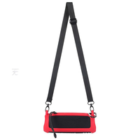 SQPP-Silicone Bluetooth-Compatible Speaker Case With Carabiner Waterproof Protective Sleeve Adjustable Strap For  Flip 6