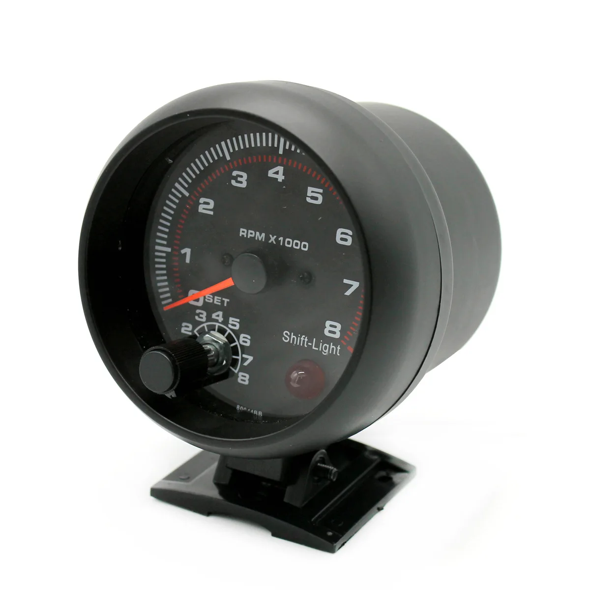 

3.75 "black surface black shell tachometer, car modification tachometer 12V racing modification