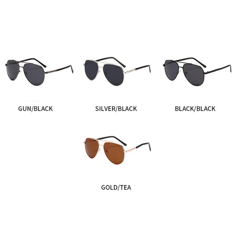 Classic Retro Pilot  Polarized Myopia Sunglasses  For Women Men UnisexSummer Driving Nearsighted Sun Glasses