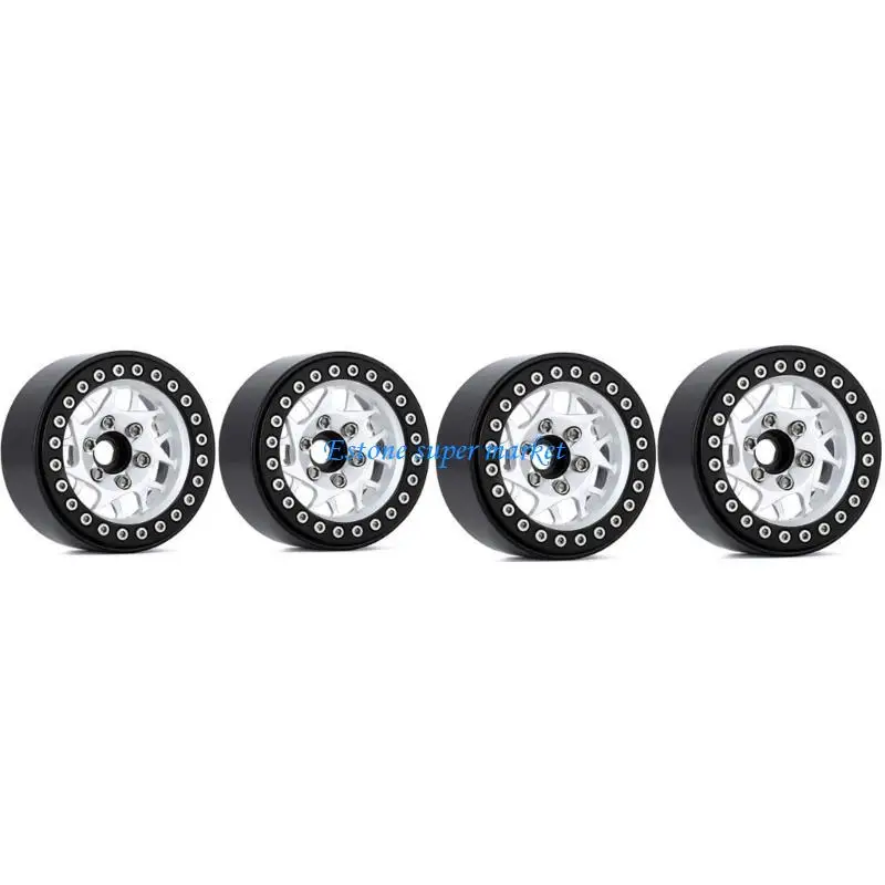 

090B 4 Pcs Metal Wheel Tool for 1/10 Remote Control Crawler Rims for SCX10 Accessories Model Crawler Car Toy Collection