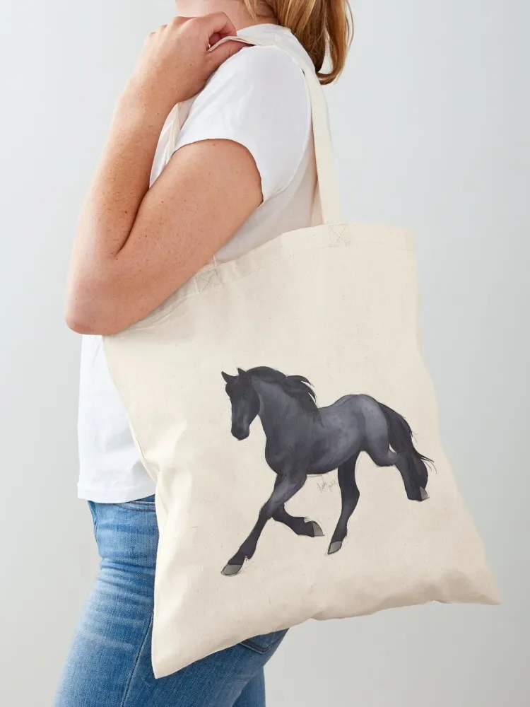 

Blue Roan Horse Tote Bag tote bag women Large bags for women Handbags women tote bag