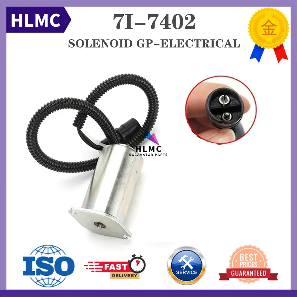 Excavator Spare Parts E320 E312 Rotary Solenoid Valve CA7I7402 7I-7402 7I7402 4I-5794 4I5794 Excavator Engine Parts