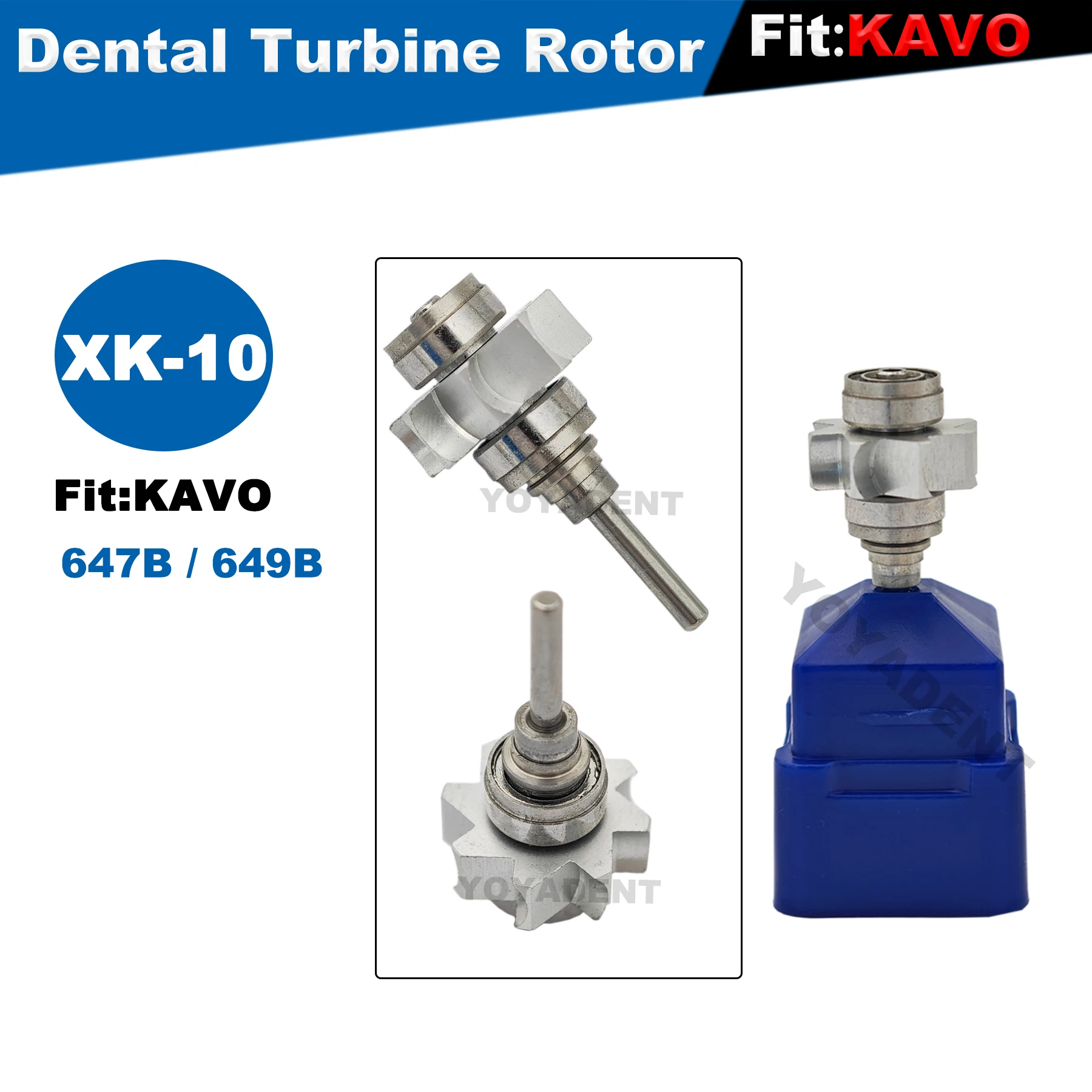 

Dental Turbine Cartridge Rotor Fit KAVO 647B / 649B High Speed Handpiece