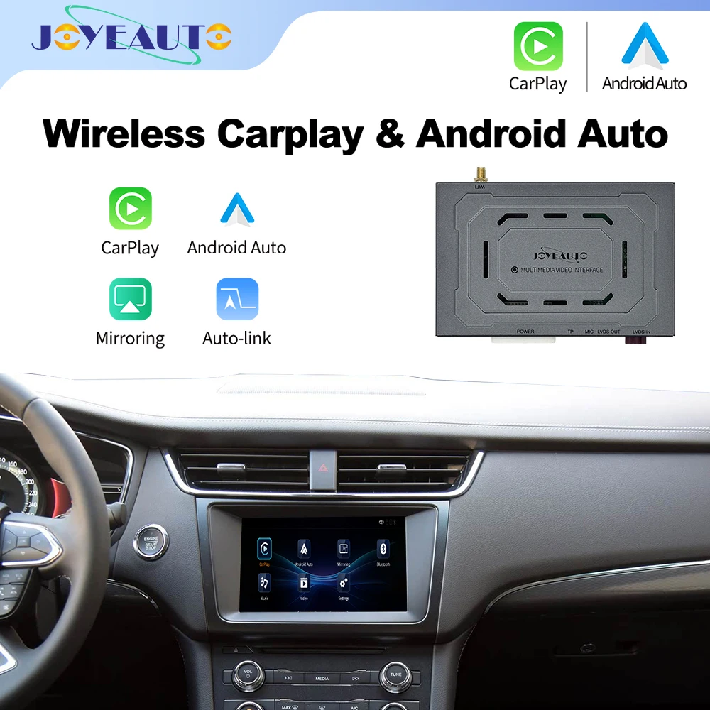 

2026Wireless Apple CarPlay Android Auto Retrofit For 2013-2016 Focus/Mondeo/Taurus/Explorer/Escape/Edge/F150/Lincoln MKC/Mustang