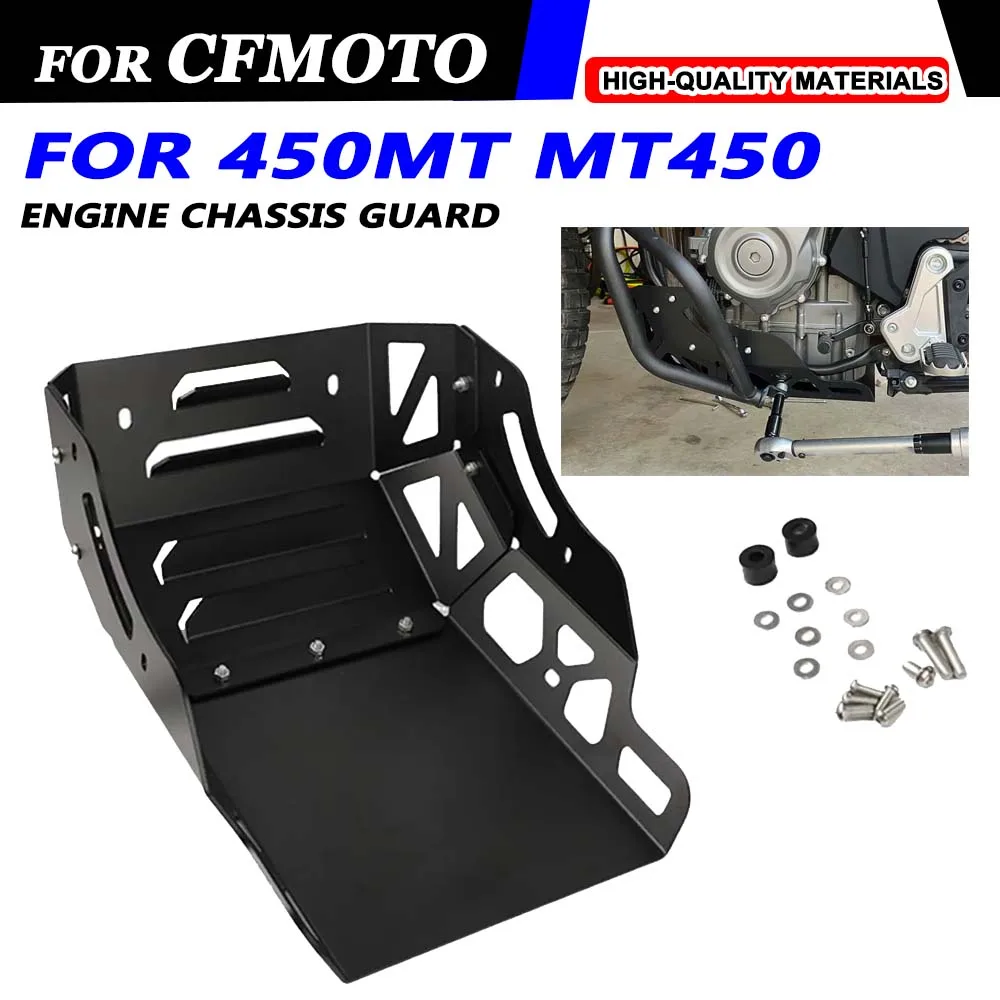 For CFMOTO CF MOTO 450MT MT450 MT 450 MT 2024 2025 Motorcycle Accessories Engine Protection Cover Chassis Guard Skid Plate